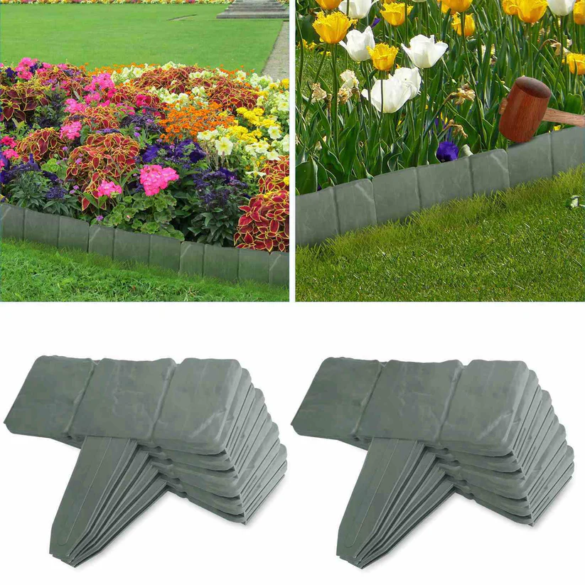 Vallas de plástico para jardines